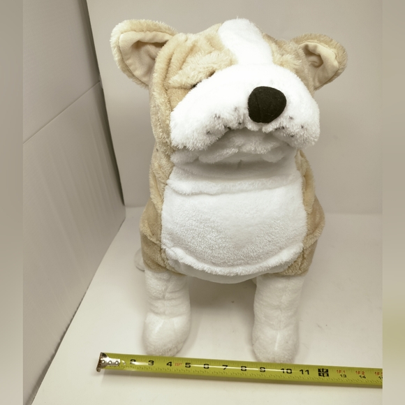 Melissa & Doug Giant English Bulldog Lifelike Plush Stuffed Animal - Approx 18" - Picture 15 of 16